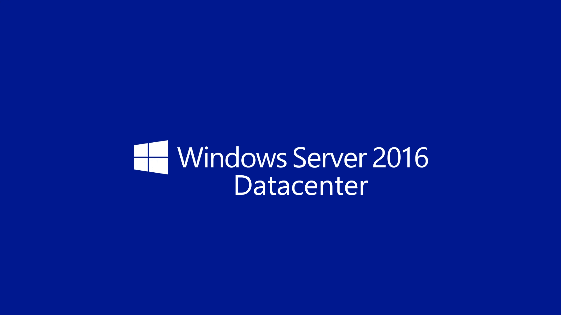 Windows Server 2016 Datacenter