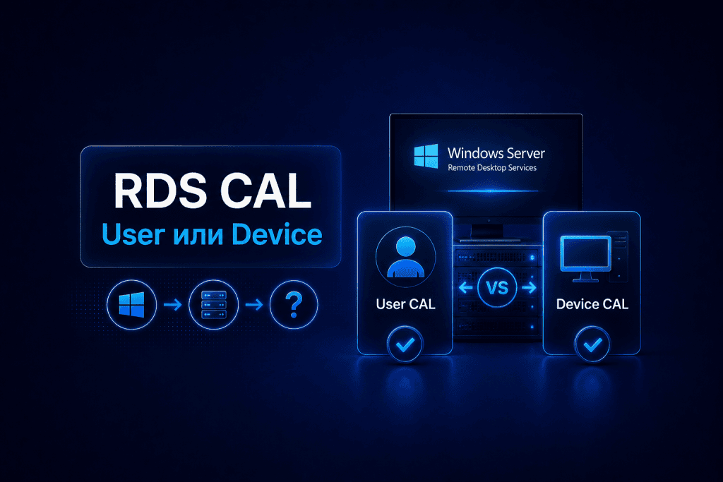 Windows Server RDS — в чем разница лицензий User и Device CAL