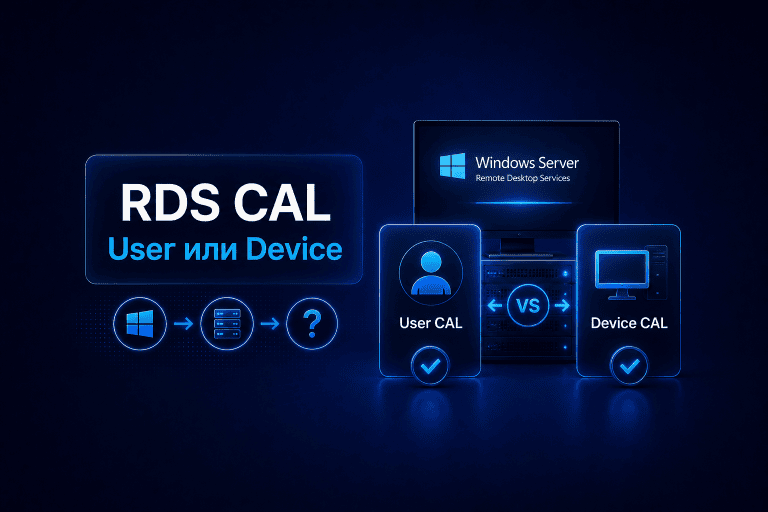 Windows Server RDS — в чем разница лицензий User и Device CAL