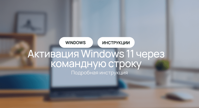 Как активировать Windows 11: методы активации через командную строку