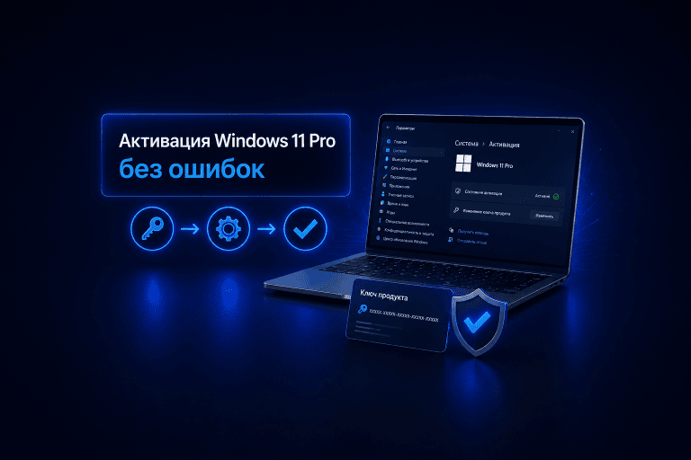 Как активировать Windows 11 Pro в 2026 году без ошибок: полный гайд