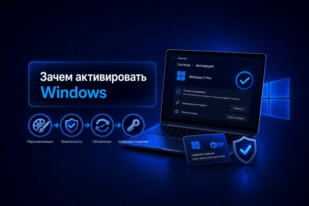 Для чего активировать Windows и зачем это делать