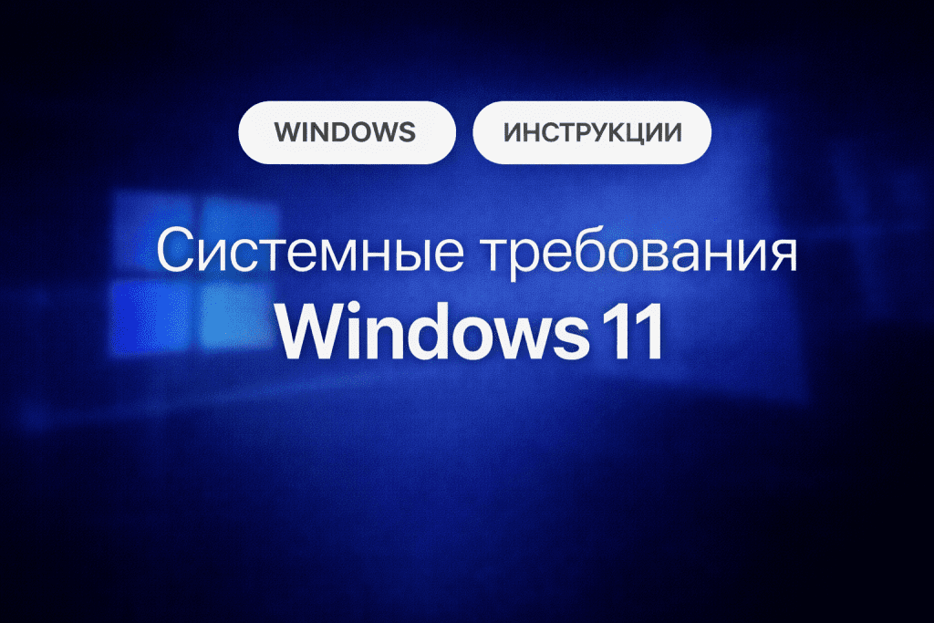 Windows 11 системные требования: минимальные параметры для ПК
