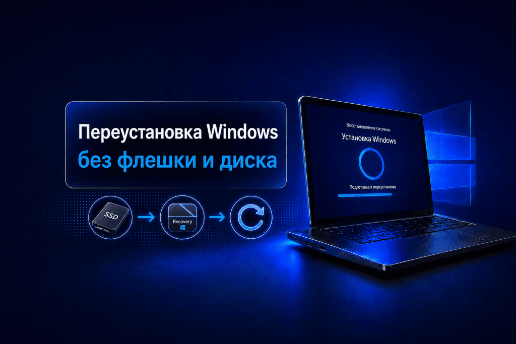 Можно ли переустановить Windows без флешки и диска