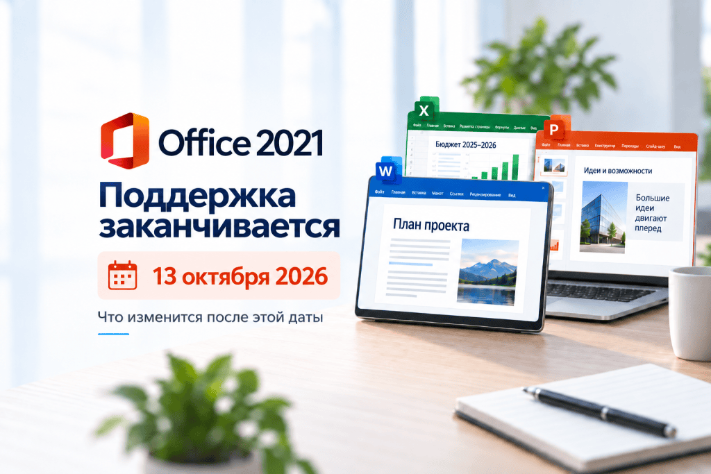 Office 2021: что будет после окончания поддержки 13 октября 2026 года